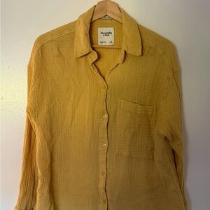 Abercrombie & Fitch Golden Button-Up Shirt